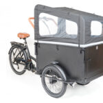 Triporteur électrique noir avec porte - 522Wh - Shimano 7 vitesses