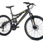 Moma Bikes EQX 26 5.0 Aluminium. SHIMANO 24V Freins a Disque Double Suspension