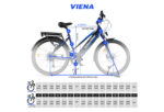 Urbanbiker VTC Viena 23 bleu 28 – Image 11