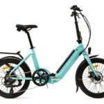 Vélo Electrique Pliant Swan 20 bleu ciel